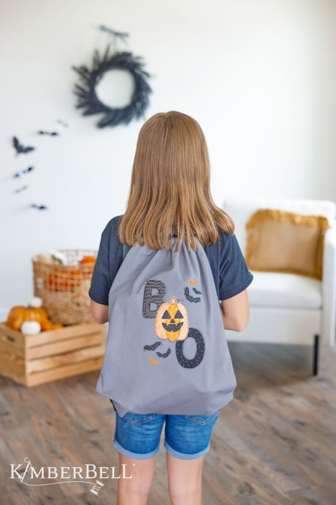 Kimberbell Design Only FAB-BOO-LOUS CANVAS BACKPACK