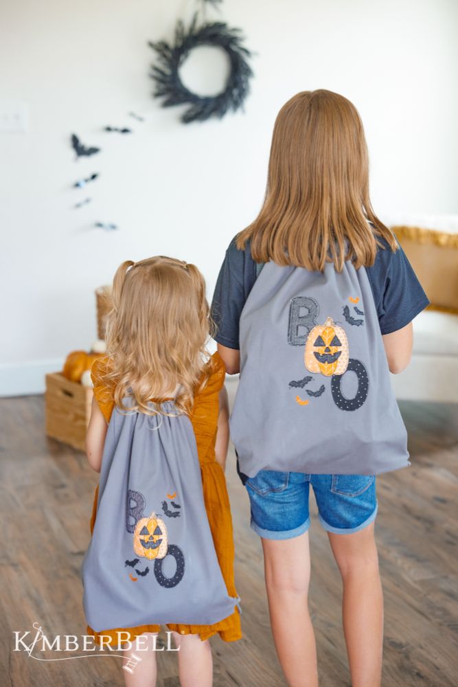 Kimberbell Design Only FAB-BOO-LOUS CANVAS BACKPACK