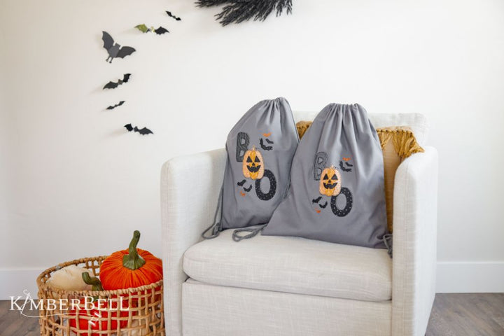 Kimberbell Design Only FAB-BOO-LOUS CANVAS BACKPACK