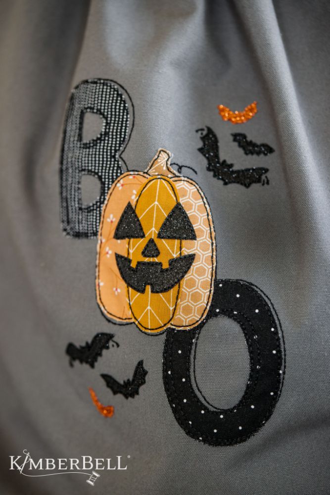 Kimberbell Design Only FAB-BOO-LOUS CANVAS BACKPACK