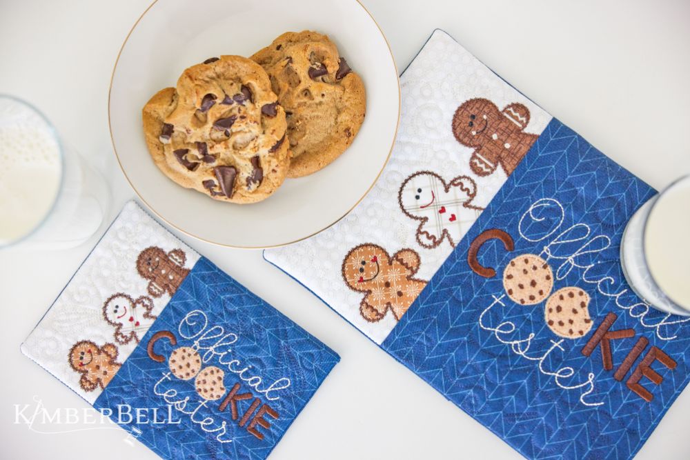 Kimberbell Design Only OFFICIAL COOKIE TESTER MUG RUG