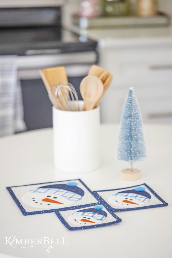 Kimberbell Design Only IT'S SNOW TIME HOT PAD