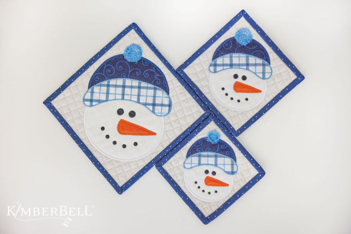 Kimberbell Design Only IT'S SNOW TIME HOT PAD
