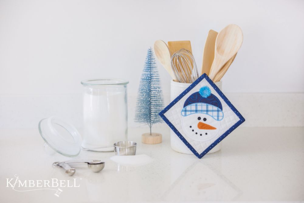 Kimberbell Design Only IT'S SNOW TIME HOT PAD