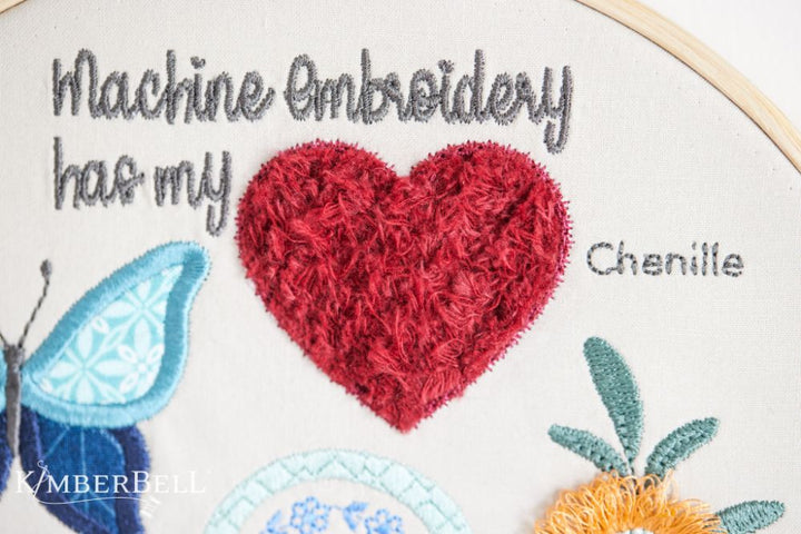 Kimberbell Design Only March Embroidery Stitch Sampler