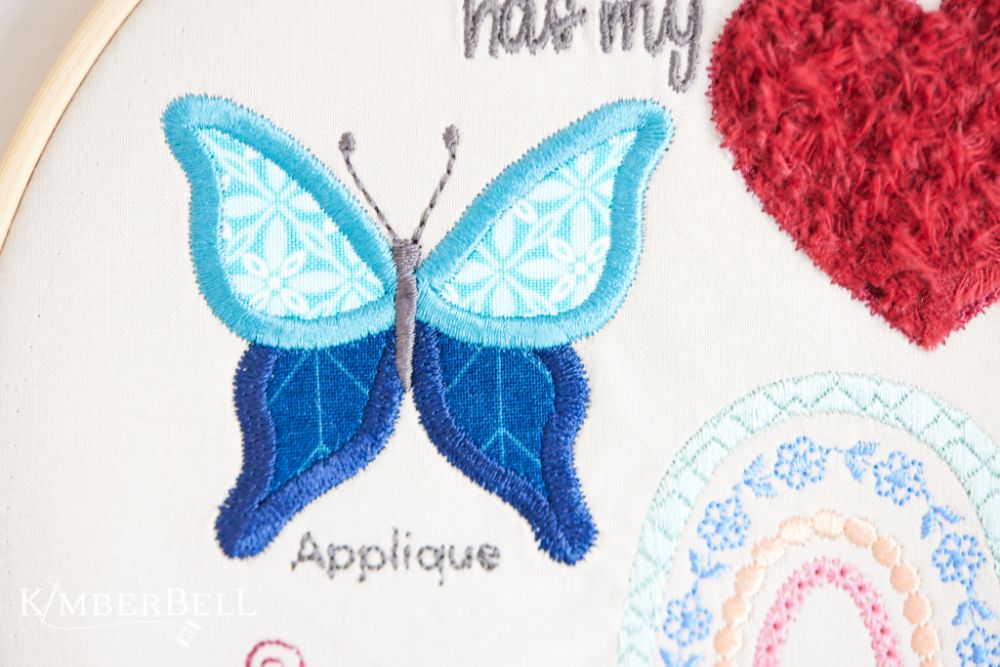 Kimberbell Design Only March Embroidery Stitch Sampler