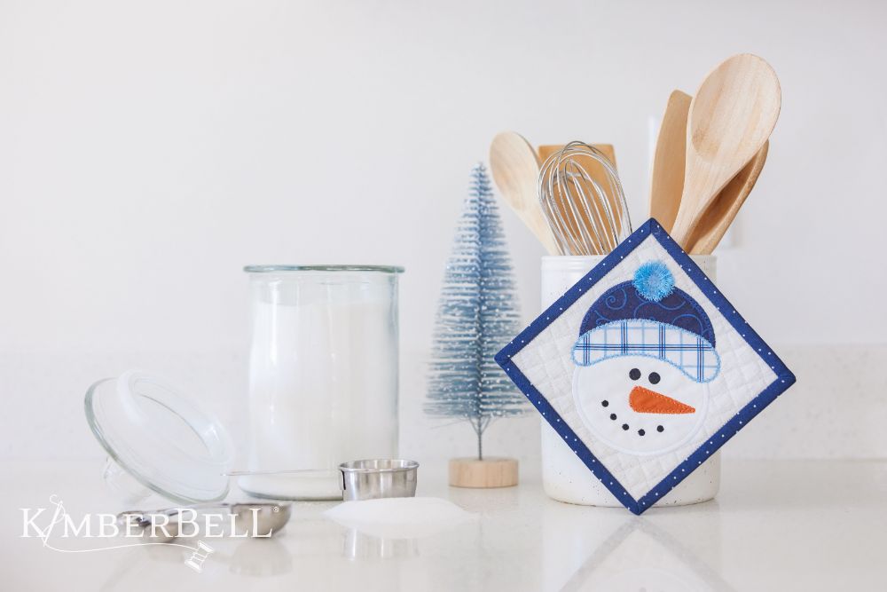 Kimberbell Design Only IT'S SNOW TIME HOT PAD