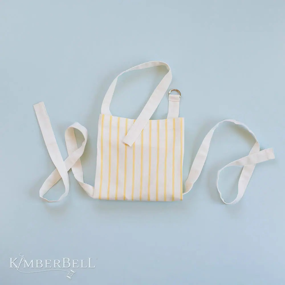 Pinstripe Apron Blank Yellow # KDKB264 Adult