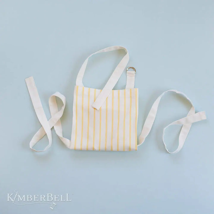 Pinstripe Apron Blank Yellow # KDKB264 Adult