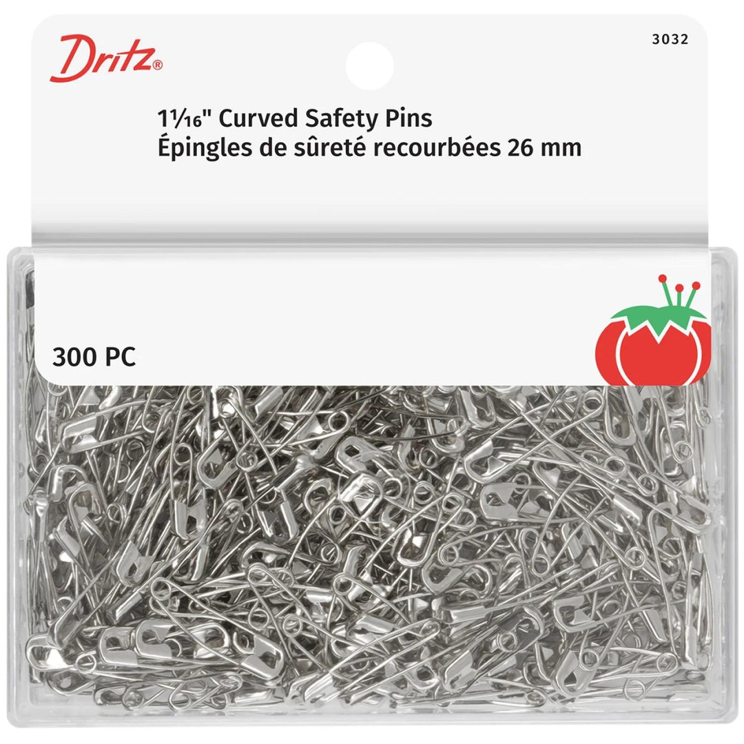 Dritz 1 1/16" Curved Safety Basting Pins 300 pc box