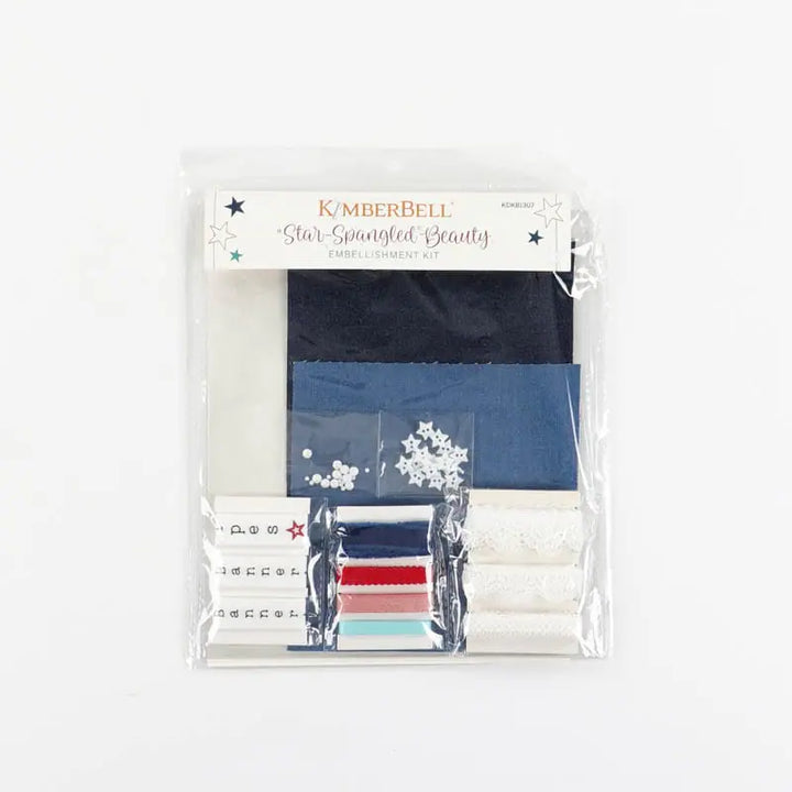 Star-Spangled Beauty Ladder Quilt Embellishement Kit
