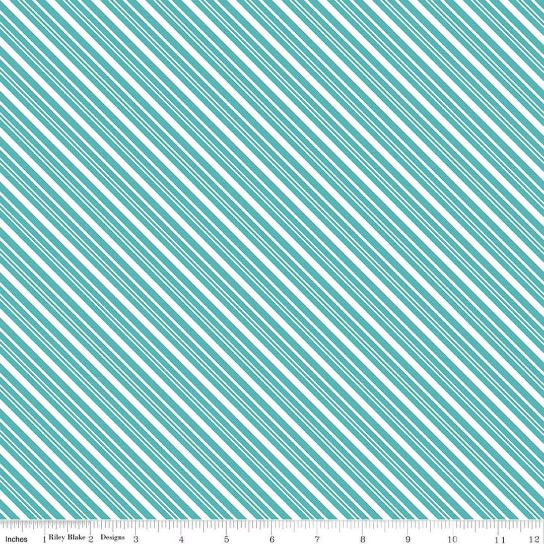 Perfect Winter Stripe Blue
