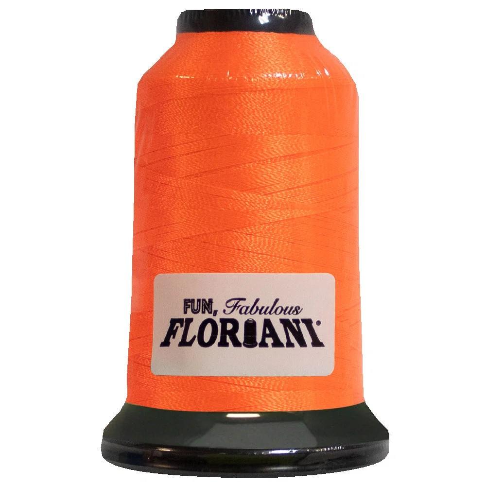 Floriani Embroidery Thread Incandescent Orange #PF15