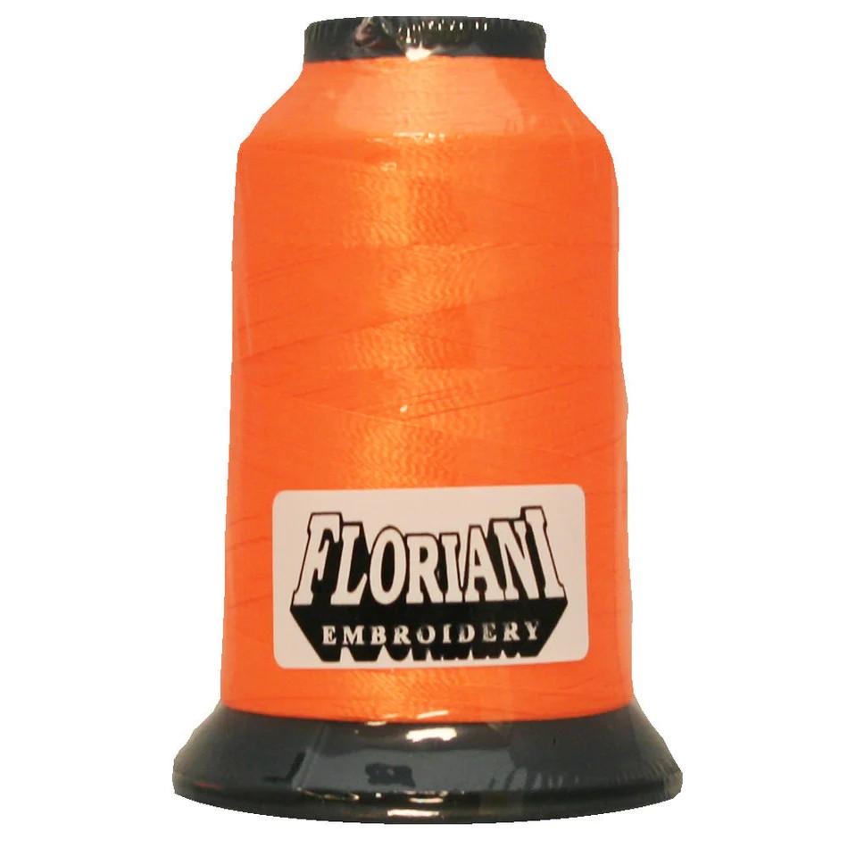 Floriani Embroidery Thread Neon Orange #PF5