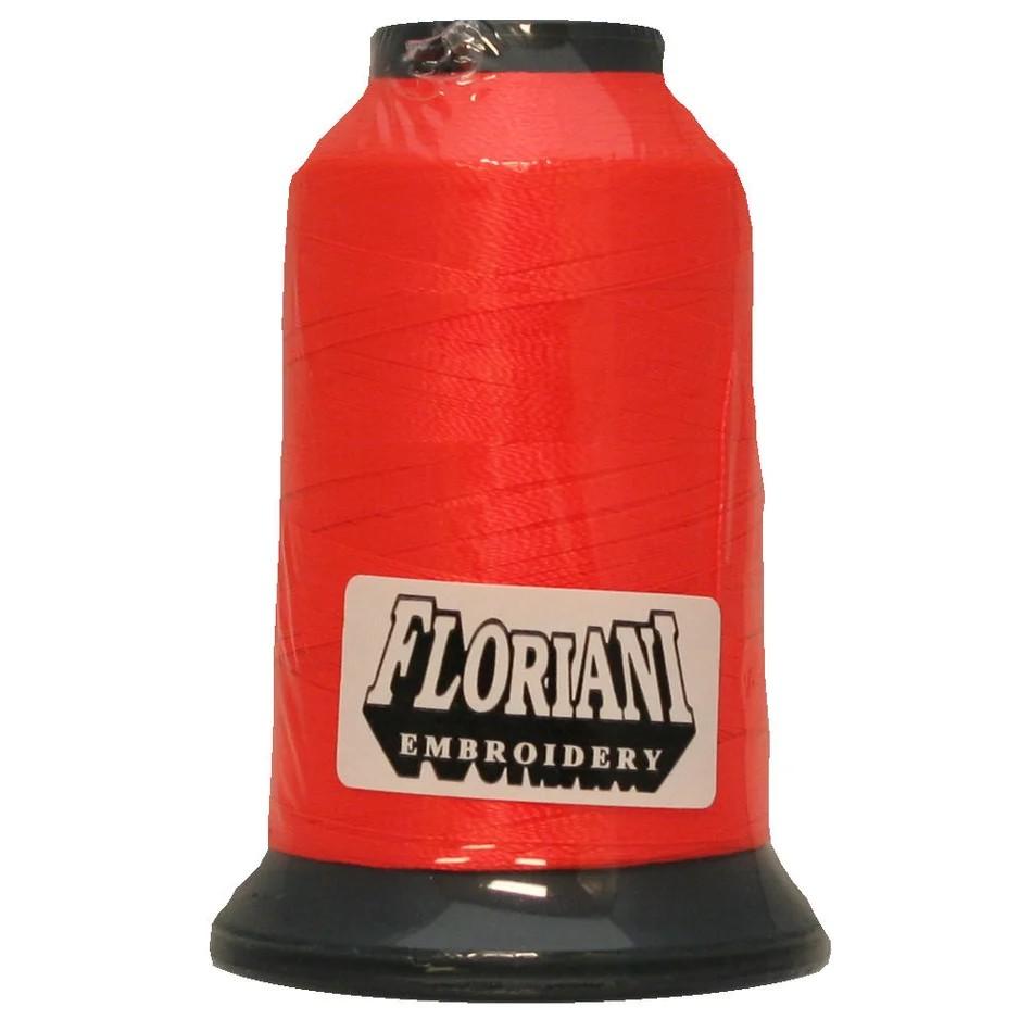 Floriani Embroidery Thread Neon Red #PF3