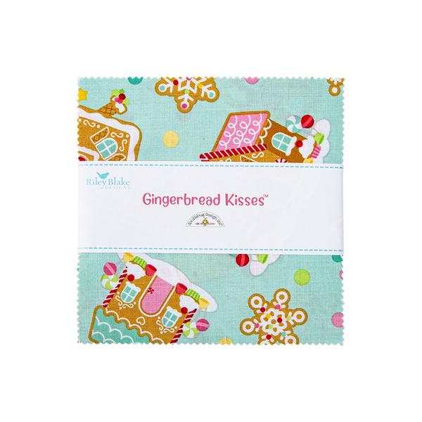 Gingerbread Kisses 5" Square Pack