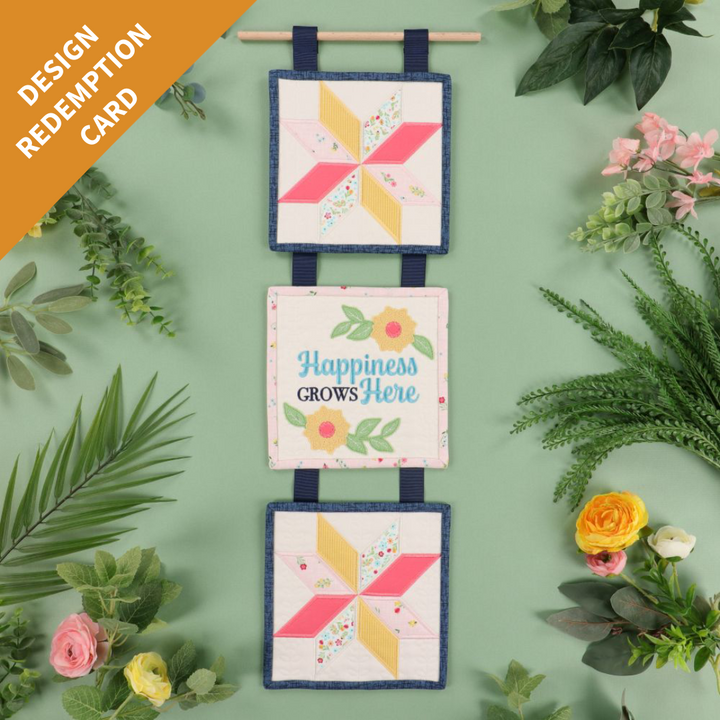 Kimberbell Happiness Grows Wall Hanging - Redemption Card