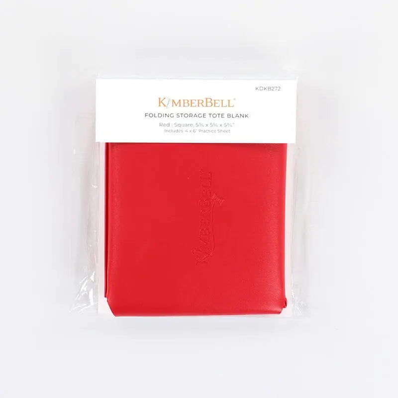 Folding Storage Tote Blank Red # KDKB272