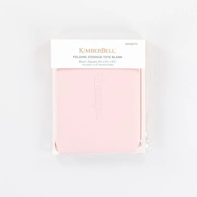 Folding Storage Tote Blank Blush # KDKB274