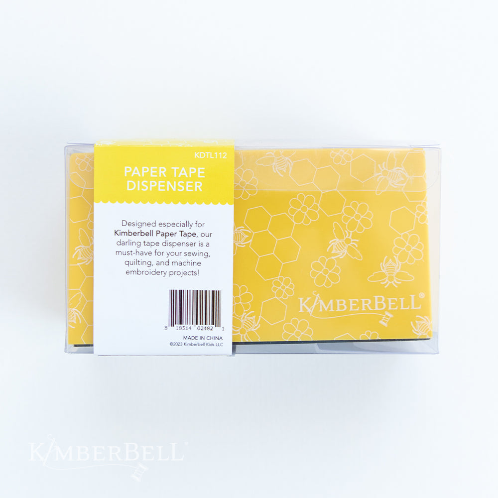 Kimberbell Paper Tape Dispenser Yellow Honeycomb # KTDL112