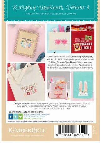 Everyday Appliques Vol 1 # KD5141