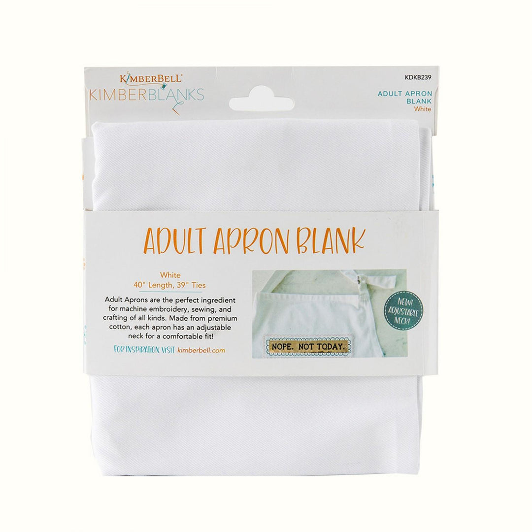 Kimberbell Adult Apron BLank