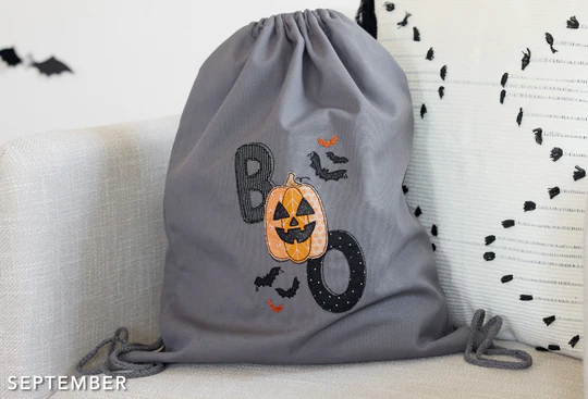 Kimberbell Design Only FAB-BOO-LOUS CANVAS BACKPACK
