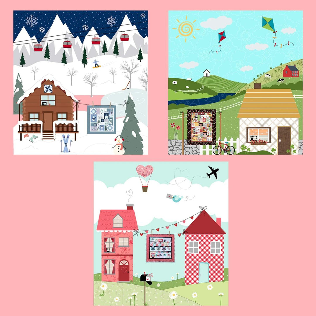 Kimberbell Home Sewn Tiling Scenes Volume 4 - Digital Download Card