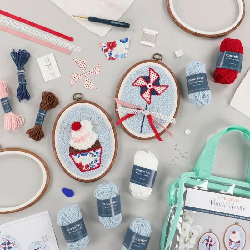 Kimberbell Patriotic Party! Punch Needle Plus Embroidery Kit