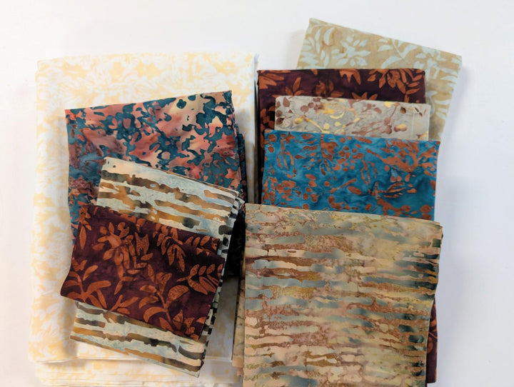 M50 Gaelic Charm Mystery Quilt Kit - Holiday Charm Batiks