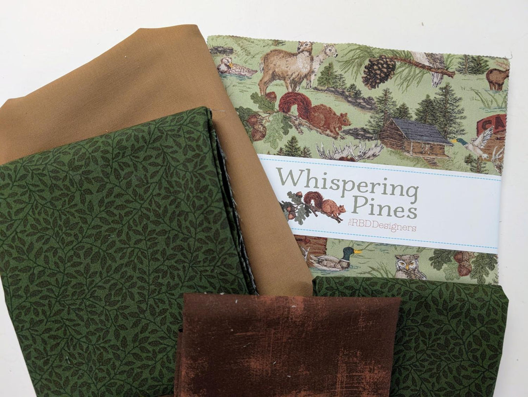 M50 Gaelic Charm Mystery Quilt Kit - Whispering Pines