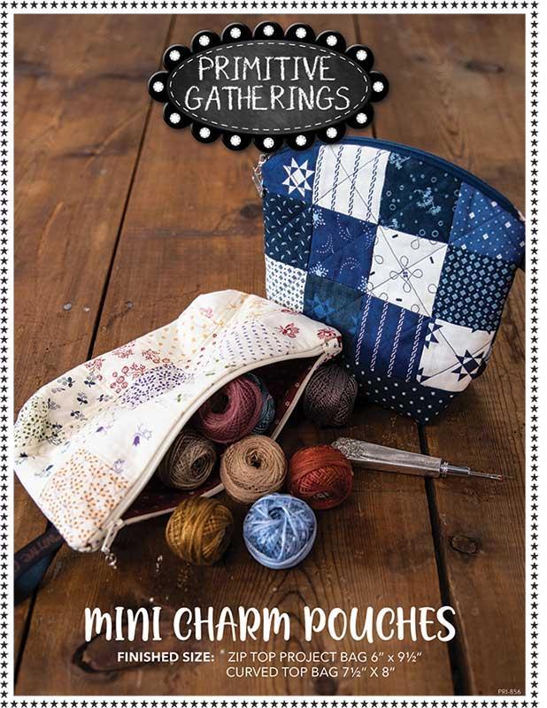 Mini Charm Pouches Pattern by Primitive Gatherings