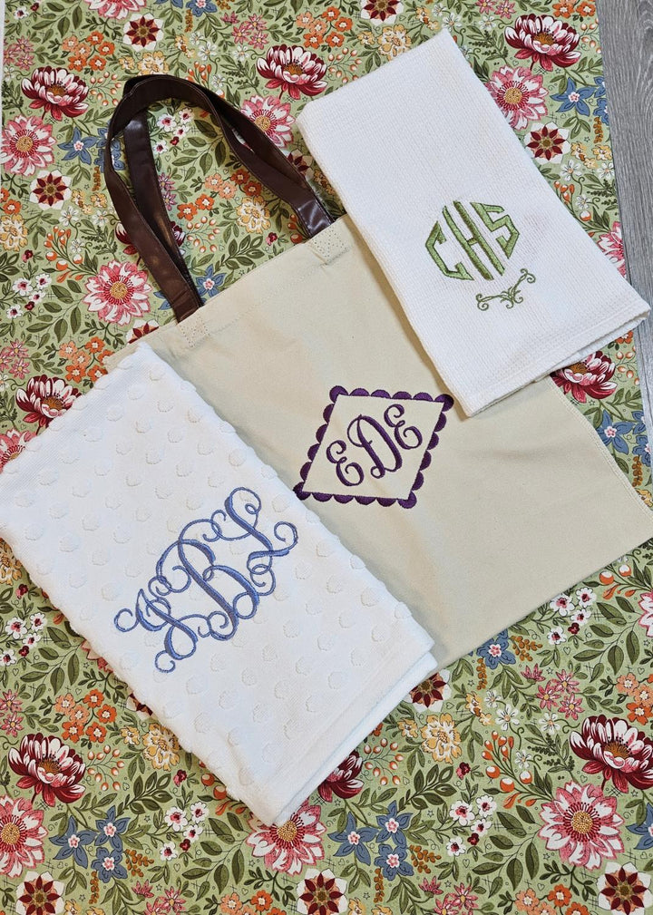 Monogram Madness Machine Embroidery Class