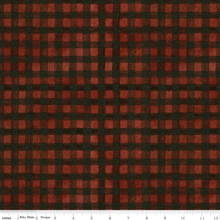Northern Christmas - Buffalo Check Plaid in Red