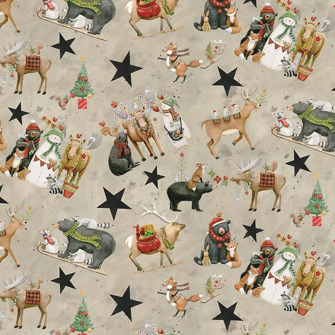 Northern Christmas - Forest Animals in Neutral