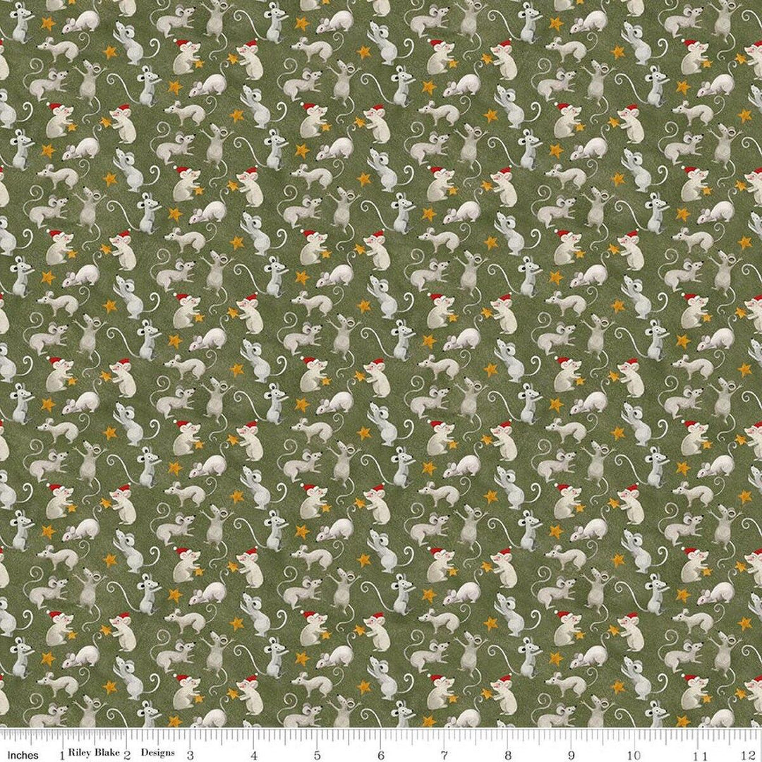 Northern Christmas - Mice in Green
