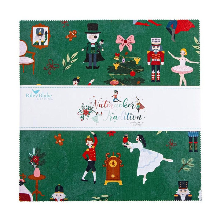 Nutcracker Tradition Layer Cake - Jennifer Long for Riley Blake