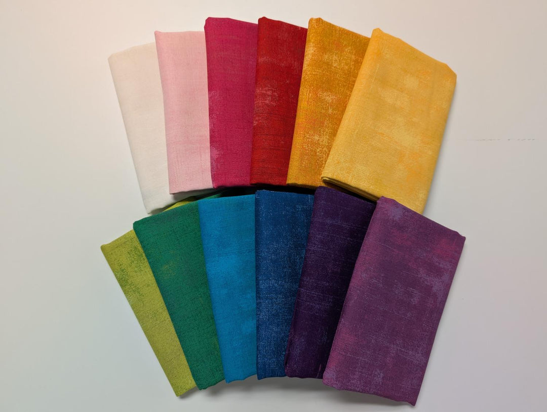 Over the Rainbow - All Grunge 12 Fat Quarter Bundle