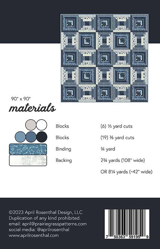Heavenly Quilt Pattern by Prairie Grass Patterns - Log Cabin