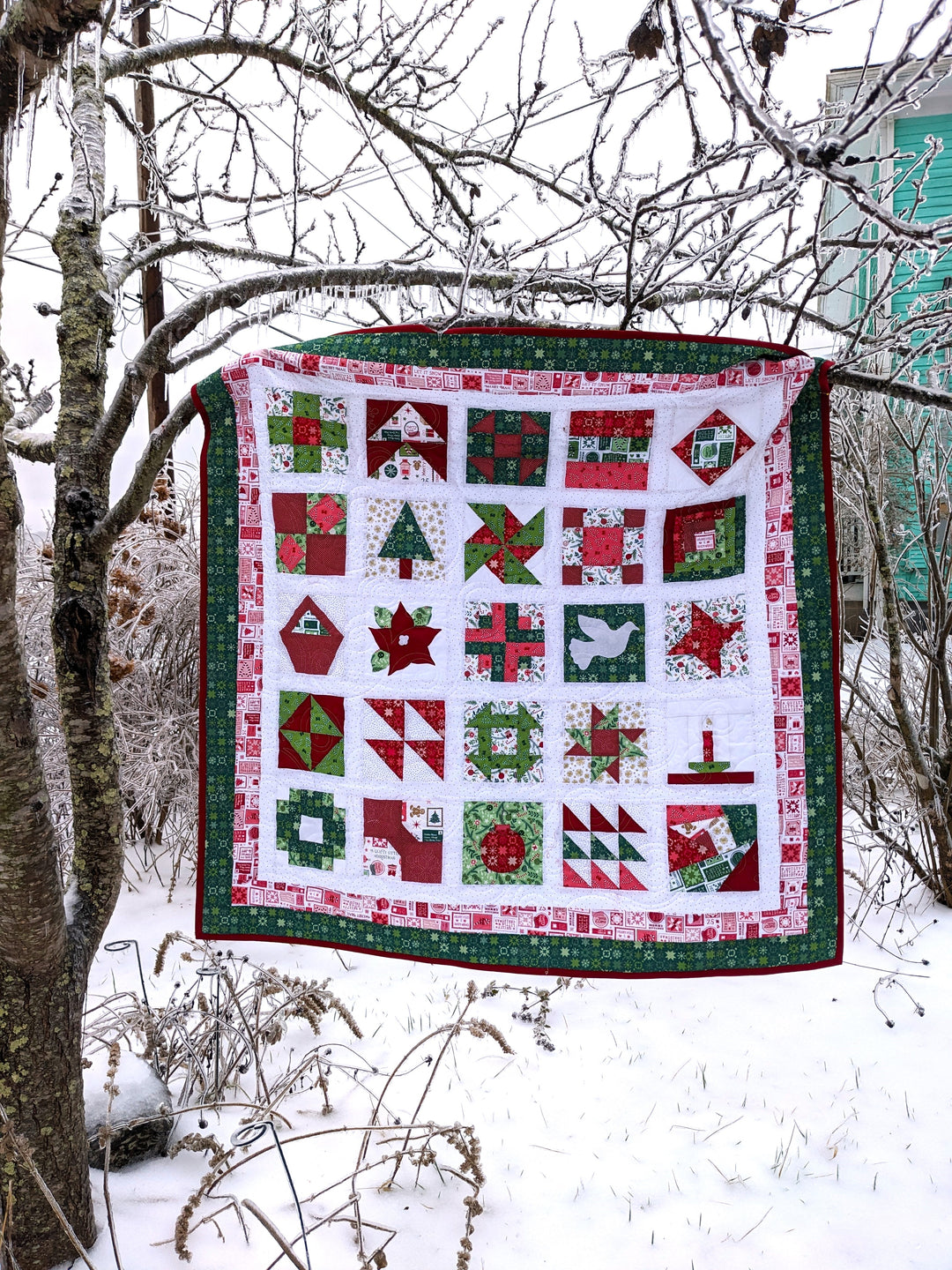 Let Your Heart Be Light - Christmas Advent Quilt Pattern
