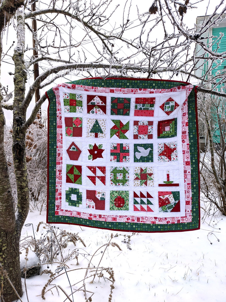 Let Your Heart Be Light - Christmas Advent Quilt Pattern