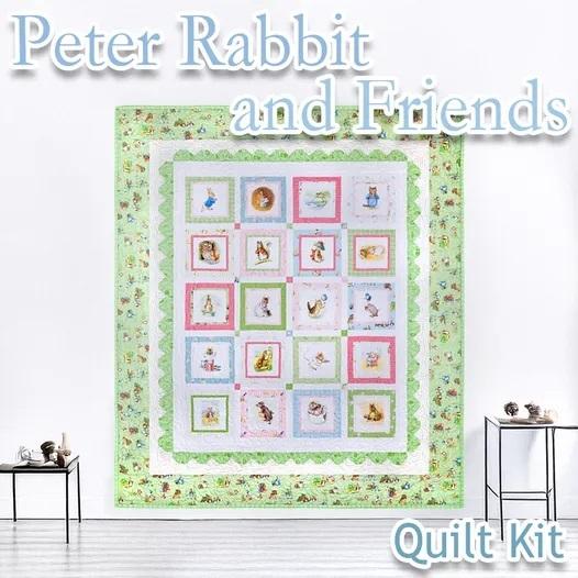 Peter Rabbit and Friends Quilt Kit Featuring Peter Rabbit & Friends by Beatrix Potter