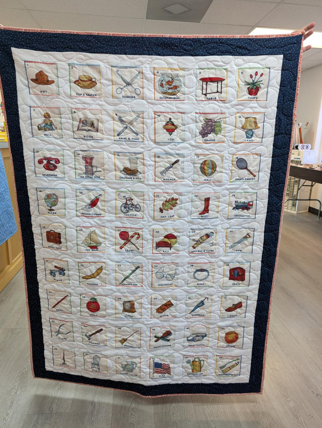 Picture Perfect Panel Quilt - Finished Store Sample Quilt