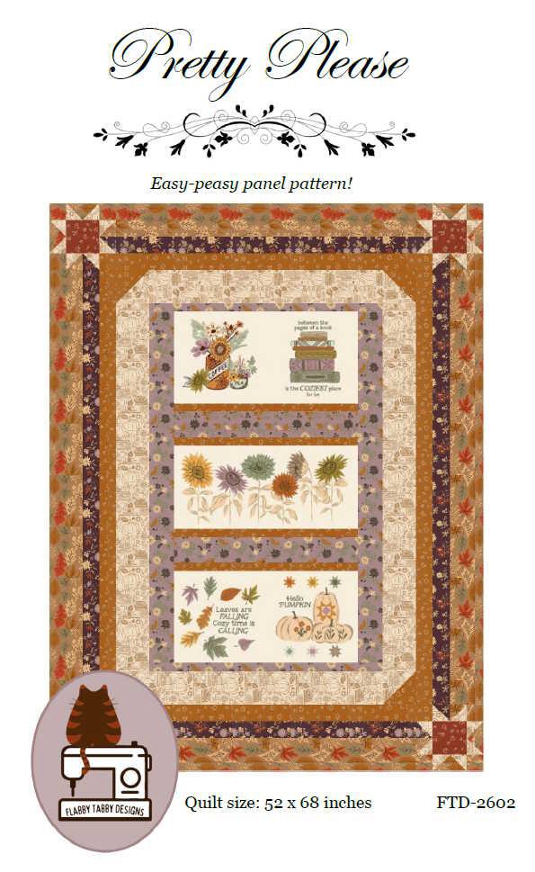 Pretty Please Panel Pattern by Flabby Tabby Designs