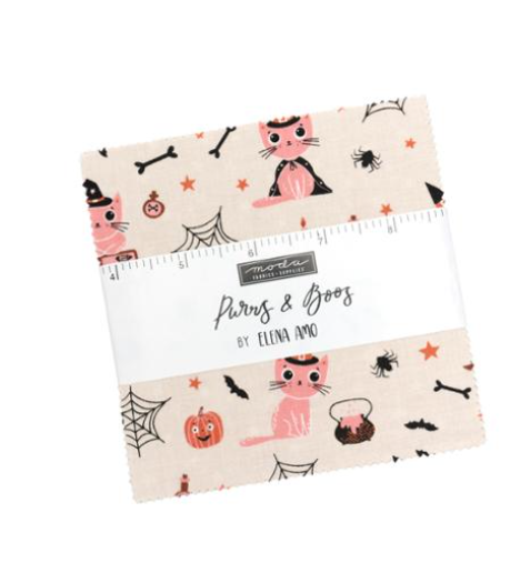 Purrs and Boos Charm Pack 39060PP Moda Precuts#1