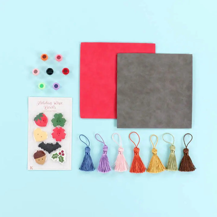 Holiday Rope Bowls Embellishment Kit # KDKB1306