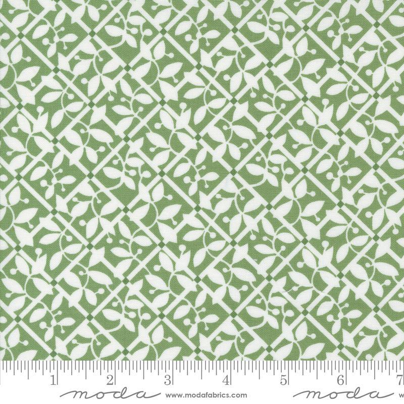 Shoreline Lattice Floral in Green