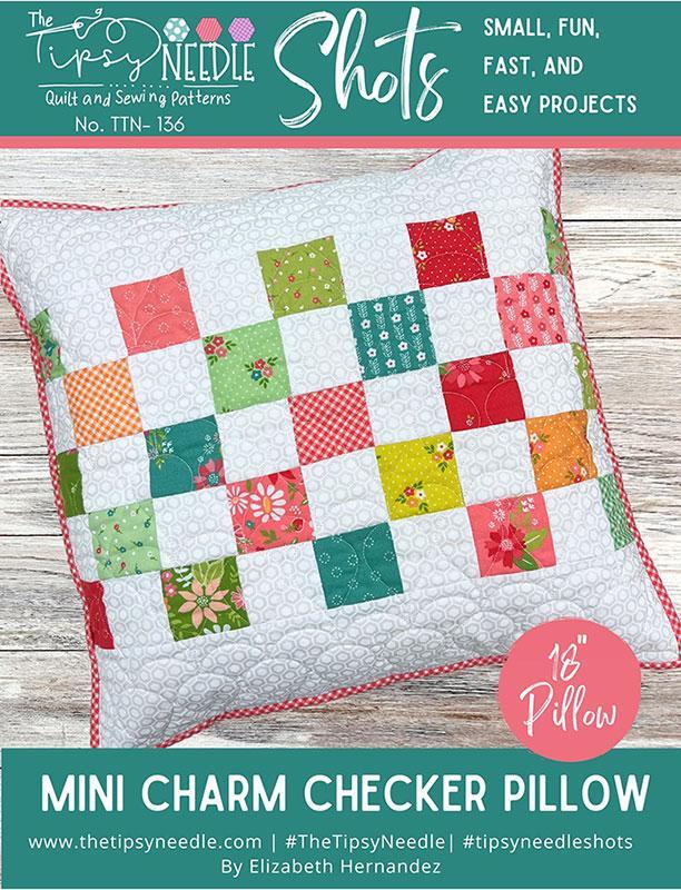 Shots - Mini Charm Checker Pillow