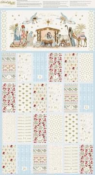 Silent Night Lamb Panel Advent Calendar 40058 11 Moda