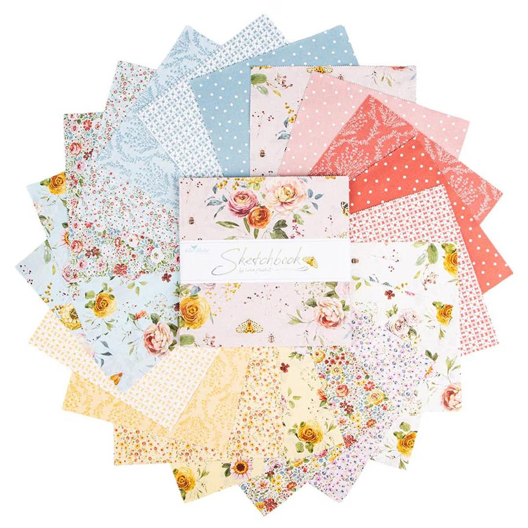 Sketchbook Layer Cake - Lisa Audit for Riley Blake